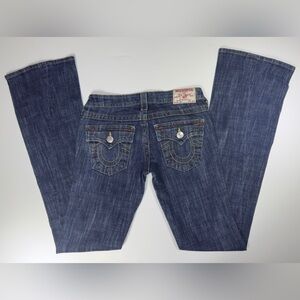 True Religion Dark Blue Straight Leg Jeans 👖🤠
